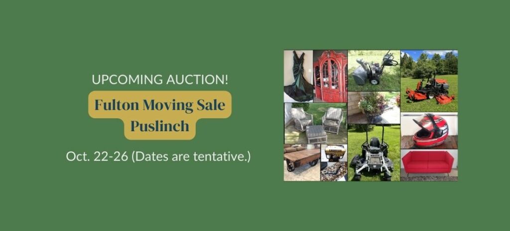 Fulton Moving Sale - Upcoming