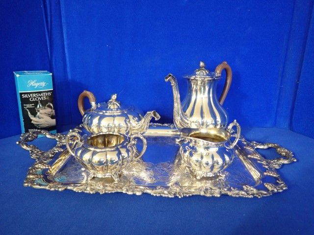 Ontario Auction | Vintage Silver Plated Tea/Coffee Set | Estate of Kathleen Taylor Auction