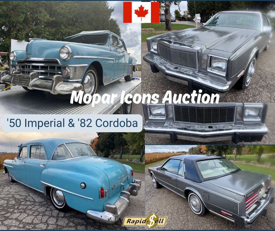 Mopar Icons Auction: ‘50 Imperial & ‘82 Cordoba - Guelph