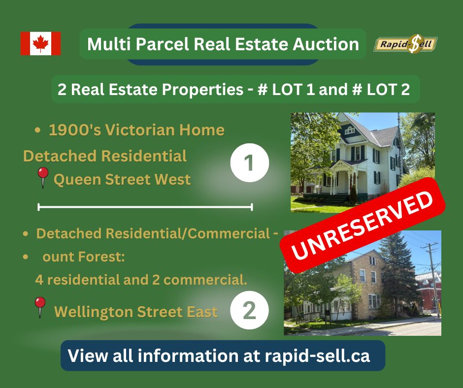 Multi Parcel Real Estate Auction - Mount Forest